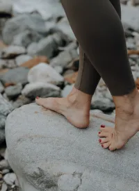 Schritt Stein Vertrauen Natur